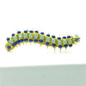 Vintage KJL Kenneth Jay Lane Caterpillar Pin Brooch